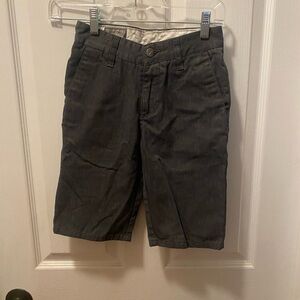 Volcom Kids Black Flat Front Shorts